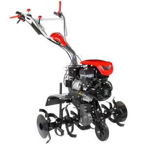 Motozappa a scoppio NIBBI 118 per uso professionale con motore diesel da 6,3HP e fresa da 100cm.