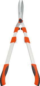 Tagliasiepi telescopico con lama ondulata Stocker Art 2090 con lunghezza dai 73-87cm e peso di 1100gr.