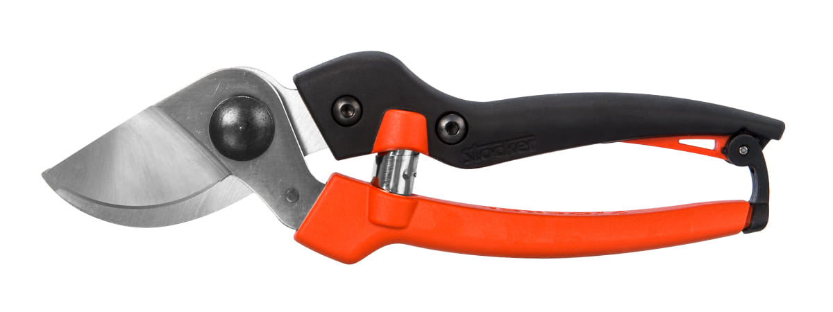 Forbice giardino con taglio passante 19 Stocker Art 322 con diametro di taglio 20mm e peso di 176gr.