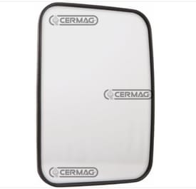 Coppa di ricambio nera vetro bianco