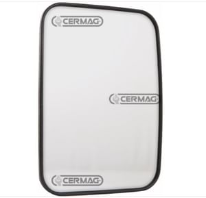 Coppa di ricambio nera vetro bianco