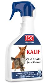 KALIF - DISABITUANTE CANI E GATTI flacone da 750ml crea una barriera olfattiva.