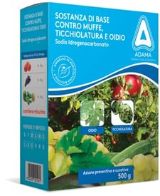 Fungicida SODIO IDROGENOCARBONATO confezione da 500g contro Ticchiolatura, Oidio, Muffe.