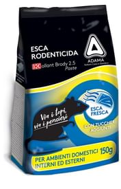 Esca rodenticida in pasta fresca KOLLANT BRODY 2.5 PASTE BLU confezione da 150gr.