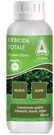 Erbicida Totale FINALSAN ULTIMA flacone da 500ml contro alghe, muschi e infestanti generiche.