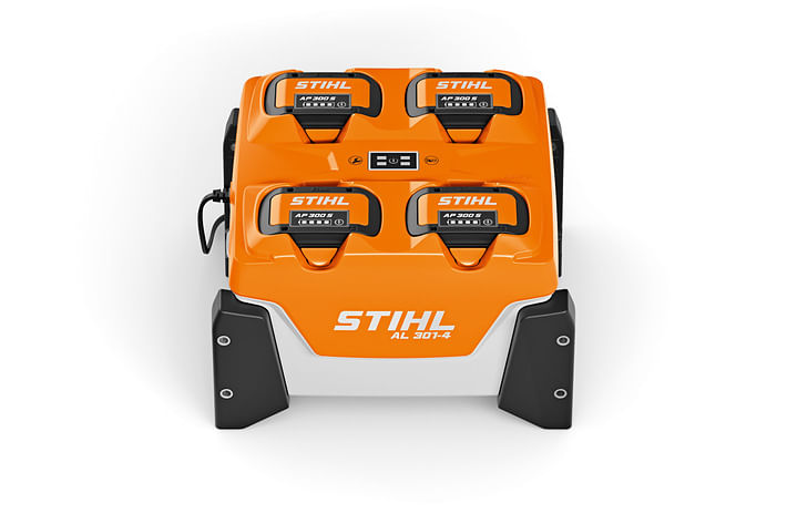 Caricabatterie multiplo AL 301-4 Stihl compatibile con le batterie AP, AR.