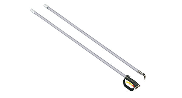 Asta di prolunga Fissa con impugnatura Zanon AS 005 in alluminio da 50cm con peso di 0,70Kg.