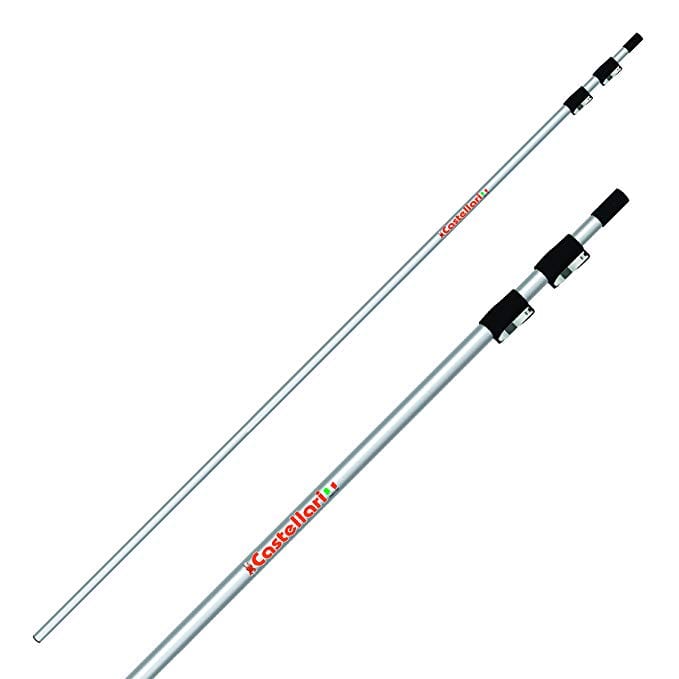 Asta telescopica in alluminio professionale AT 4,5M Castellari con lunghezza telescopica da 1,5 a 4,5mt.