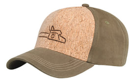 Cappello Stihl CORK 100% cotone con parte anteriore in sughero.