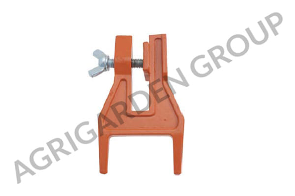 Morsa per bloccaggio barra motosega