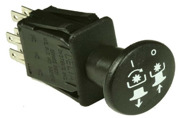 Interruttore inserimento lame 8 attacchi faston