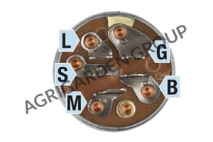 Interruttore quadro avviamento universale 5 poli, 3 posizioni