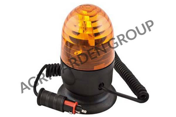 Lampeggiante CE base magnetica ventosa Microboule-R