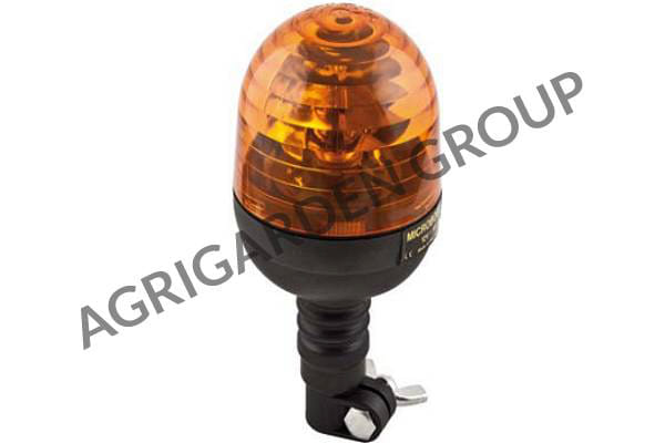 Lampeggiante CE attacco ad asta flessibile Microboule-R