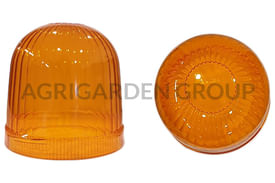 Calotta arancio diametro 140 mm per lampeggiante tipo grande