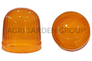 Calotta arancio diametro 140 mm per lampeggiante tipo grande