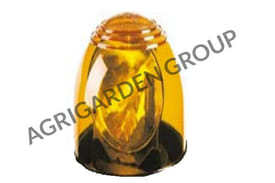 Calotta arancio policarbonato per lampeggiante trattore