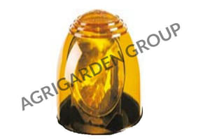 Calotta arancio policarbonato per lampeggiante trattore