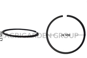 Segmento fascia elastica diametro 34 spessore 1