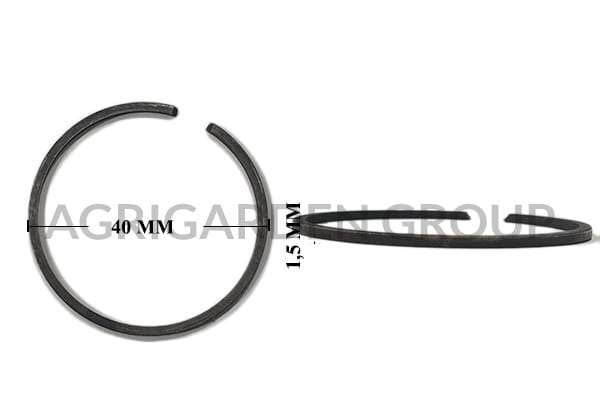 Segmento fascia elastica diametro 40 spessore 1