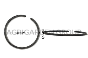 Segmento fascia elastica diametro 40 spessore 1