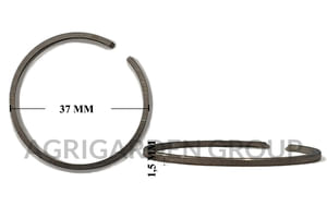 Segmento fascia elastica diametro 37 spessore 1