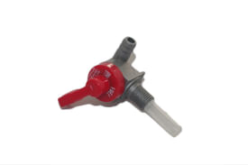 RUBINETTO PER SERBATOIO ATTACCO 10 X 1 A 2 VIE - 6/9 CON RISERVA