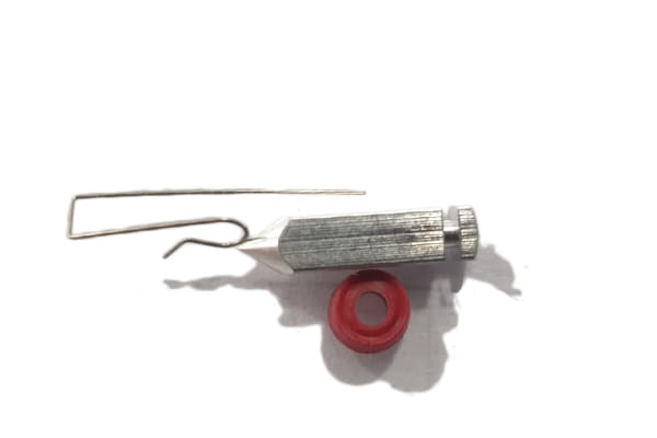 Spillo commerciale carburatore Tecumseh in acciaio con sede in gomma 16630021