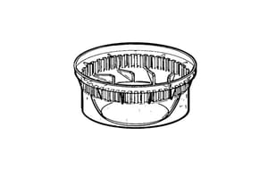 Anello prefiltro trasparente bagno d'olio motore Acme adn 37