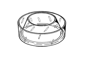 Anello prefiltro trasparente bagno d'olio motore Fiat 4955800