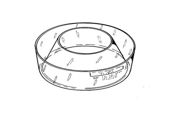 Anello prefiltro trasparente bagno d'olio motore Landini