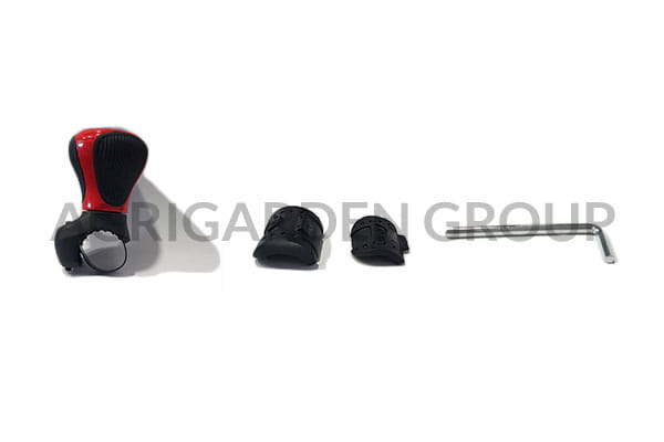 Pomello sterzo volante per easy rider rosso - nero