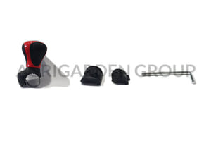 Pomello sterzo volante per easy rider rosso - nero