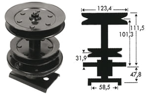 Supporto lama per tagliaerba AYP