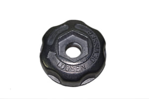 Pomolo in alluminio per pomello testina decespugliatore