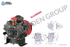 Pompa a membrana ad alta pressione AR 1203 C/C Annovi Reverberi