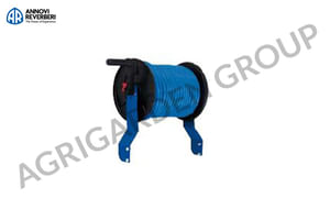 Avvolgitubo con 50 mt di tubo 8x13, 25 bar per carrello botte trattamenti