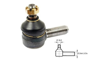 Testina di sterzo diametro filetto 24x1