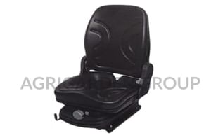 Sedile meccanico per caricatore in pvc con regolazione peso e schienale