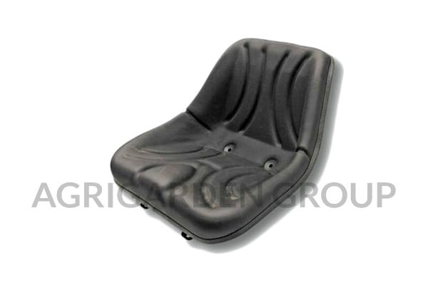 Sedile pvc non molleggiato per carrello elevatore, macchina da raccolta