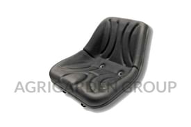 Sedile pvc non molleggiato per carrello elevatore, macchina da raccolta