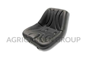 Sedile pvc non molleggiato per carrello elevatore, macchina da raccolta