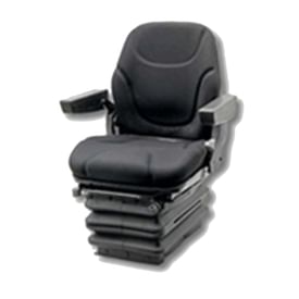 Sedile in tessuto nero