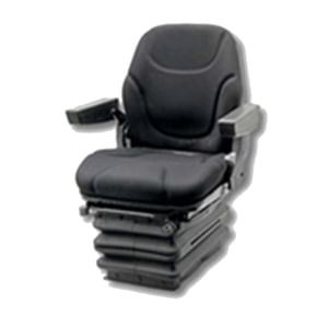 Sedile in tessuto nero