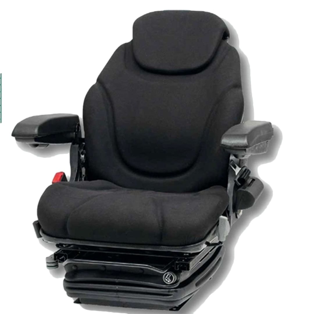 Sedile in tessuto nero super comfort con regolazione schienale