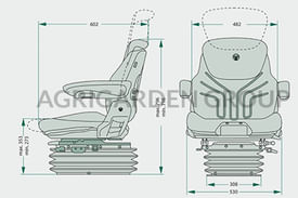 Sedile Grammer Maximo Comfort Plus MSG 95a/731