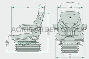 Sedile Grammer Maximo Comfort Plus MSG 95a/731