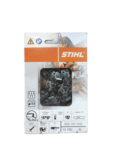 Catena originale stihl oilomatic 63pm3, 45 maglie 3/8"p, spessore 1,3 mm per barra, spranga da 30 cm