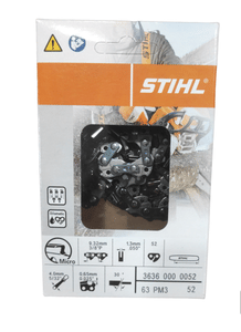 Catena originale stihl 52 maglie passo 3/8 spessore 1,3mm per barra