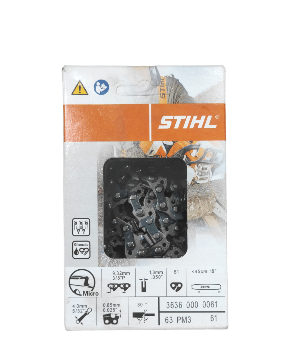 Catena originale stihl 61 maglie passo 3/8 spessore 1,3mm per barra 45 cm